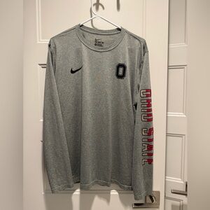 Nike Ohio State Gray Athletic Tee
